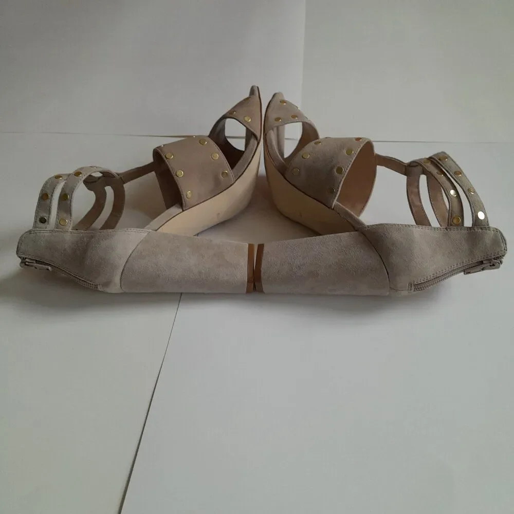 Nicole Miller Artelier Jagger Heel Sandal Size 8.5 M